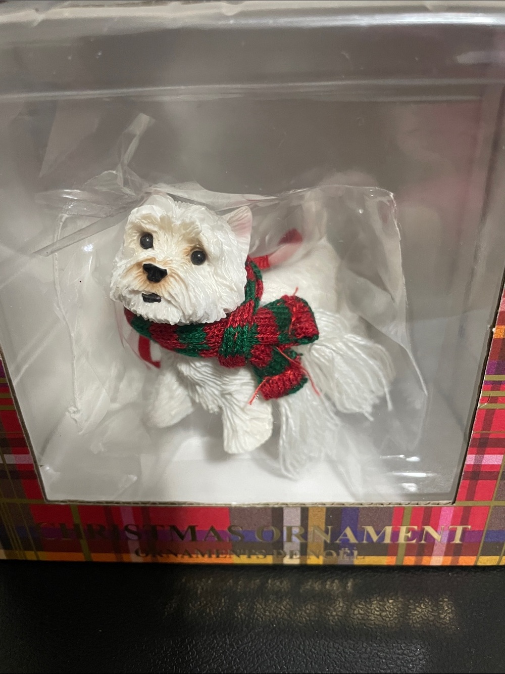 New In Box West Highland Terrier Christmas Ornament